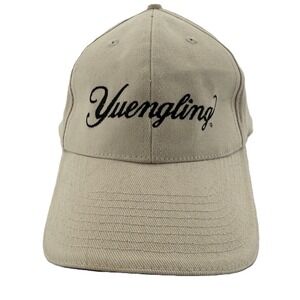 Yuengling Beer Brewery‎ Hat Mens L/XL Tan Embroidered Fitted Baseball Cap